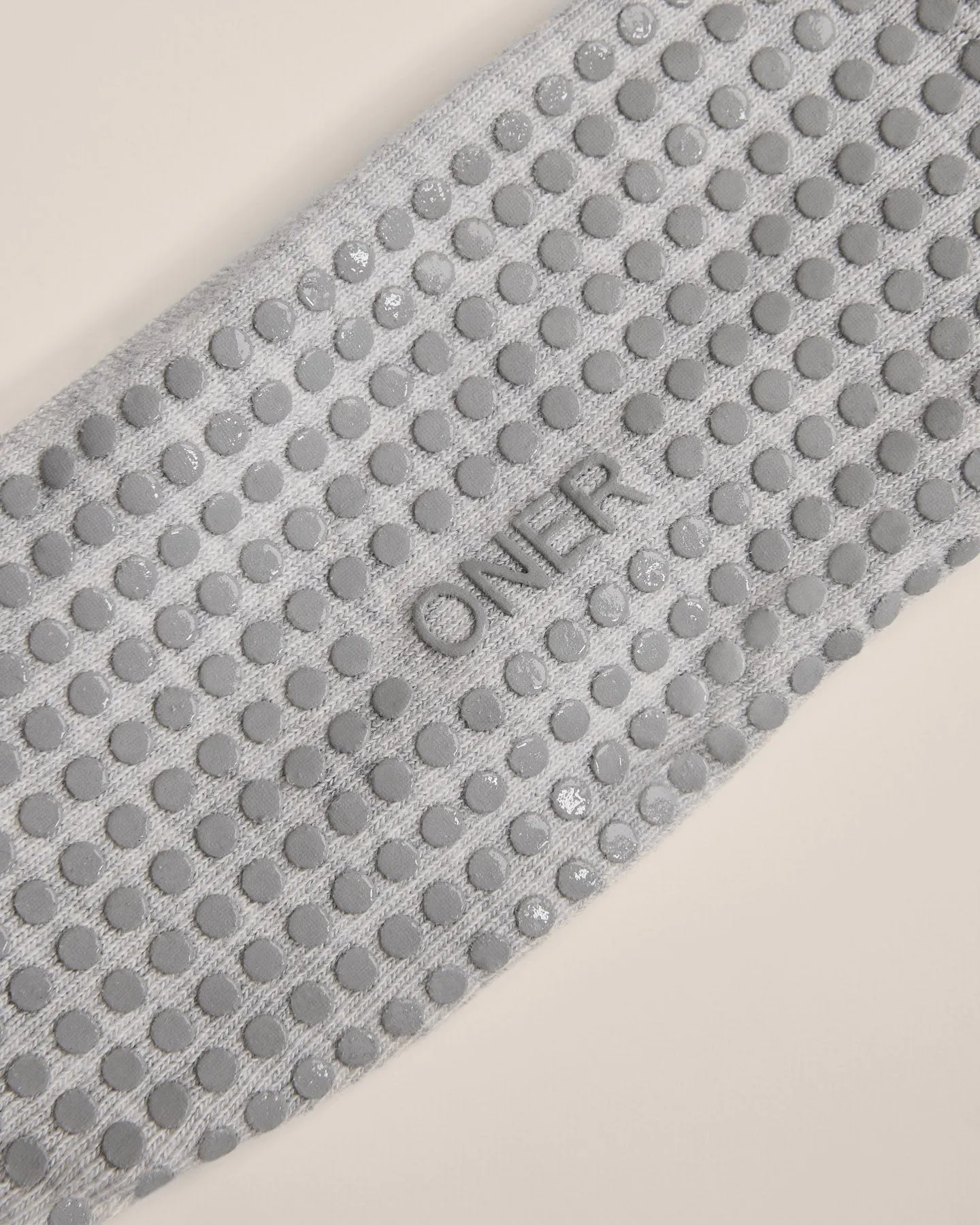Pilates Grip Socks 1 Pack | Grey Marl sold by Oner Active product image thumbnail 4