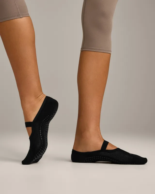 Pilates Grip Socks 1 Pack | Black made by Oner Active
