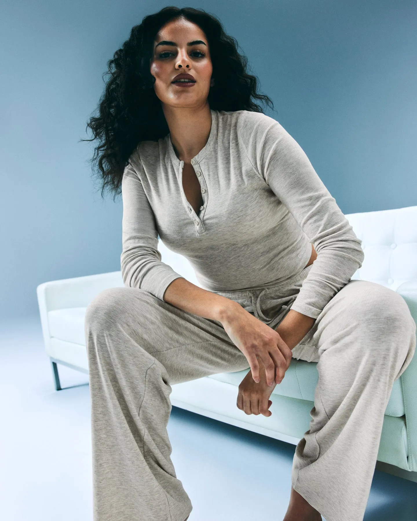 Oner At Home Night Bottoms | Oat Marl sold by Oner Active product image thumbnail 2