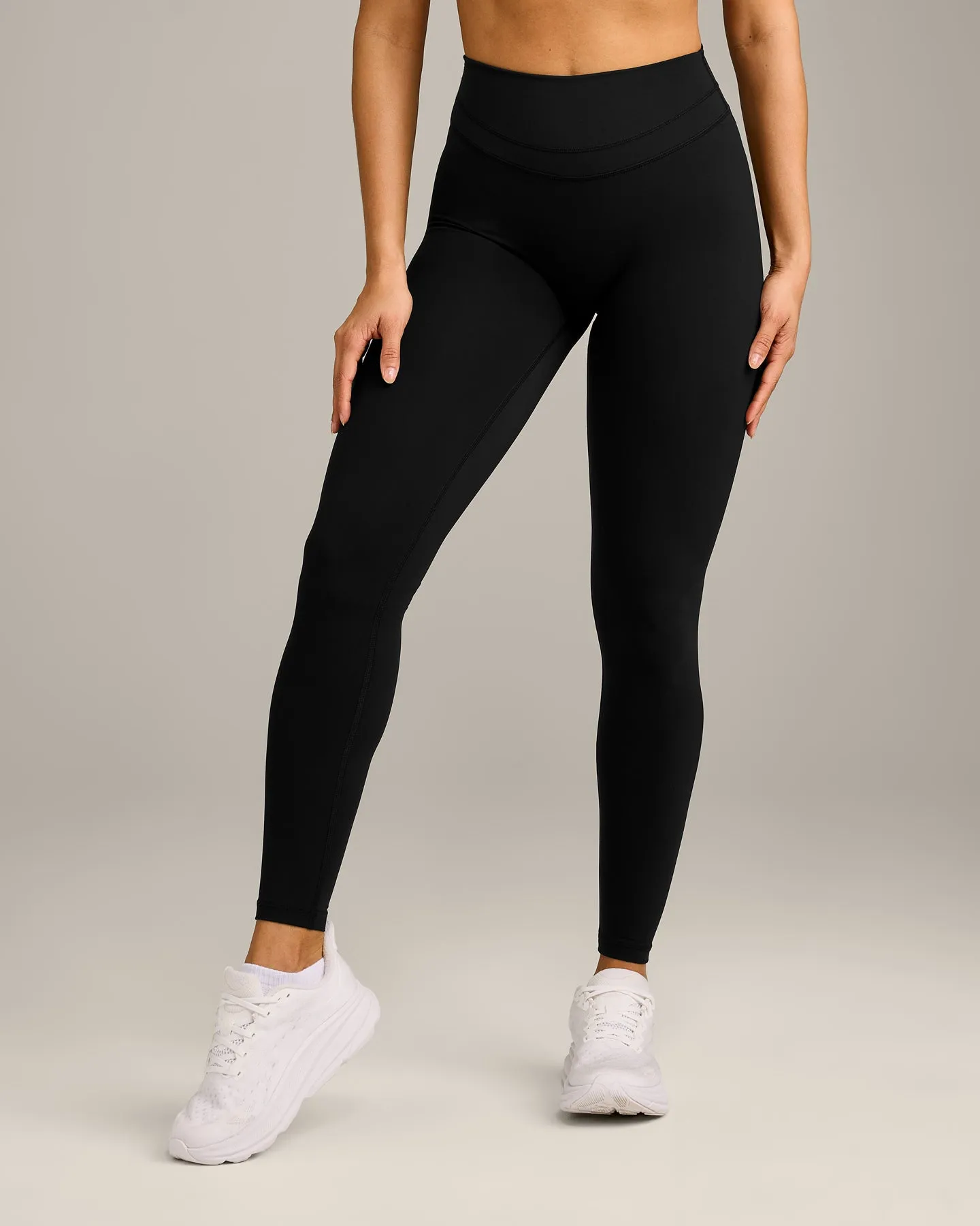 UnifiedMove™ High Waisted Leggings with Reflective Logo | Black sold by Oner Active product image thumbnail 2