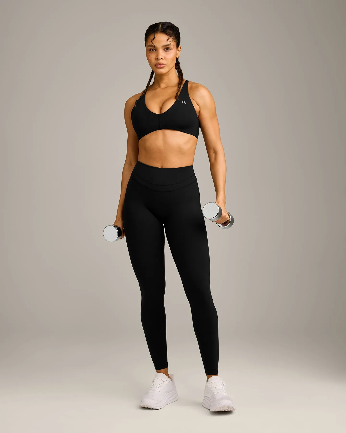 UnifiedMove™ High Waisted Leggings with Reflective Logo | Black sold by Oner Active product image thumbnail 3