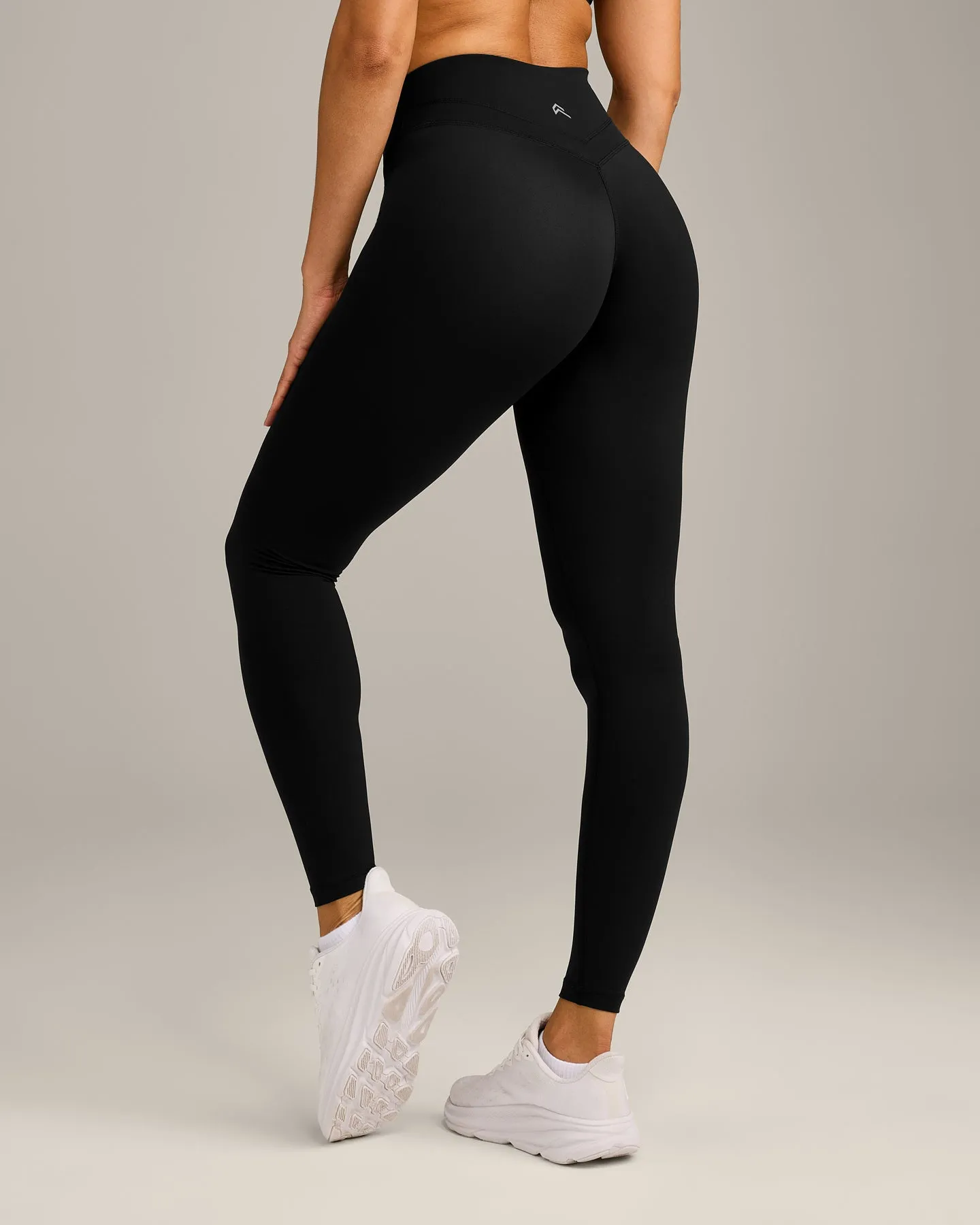 UnifiedMove™ High Waisted Leggings with Reflective Logo | Black sold by Oner Active