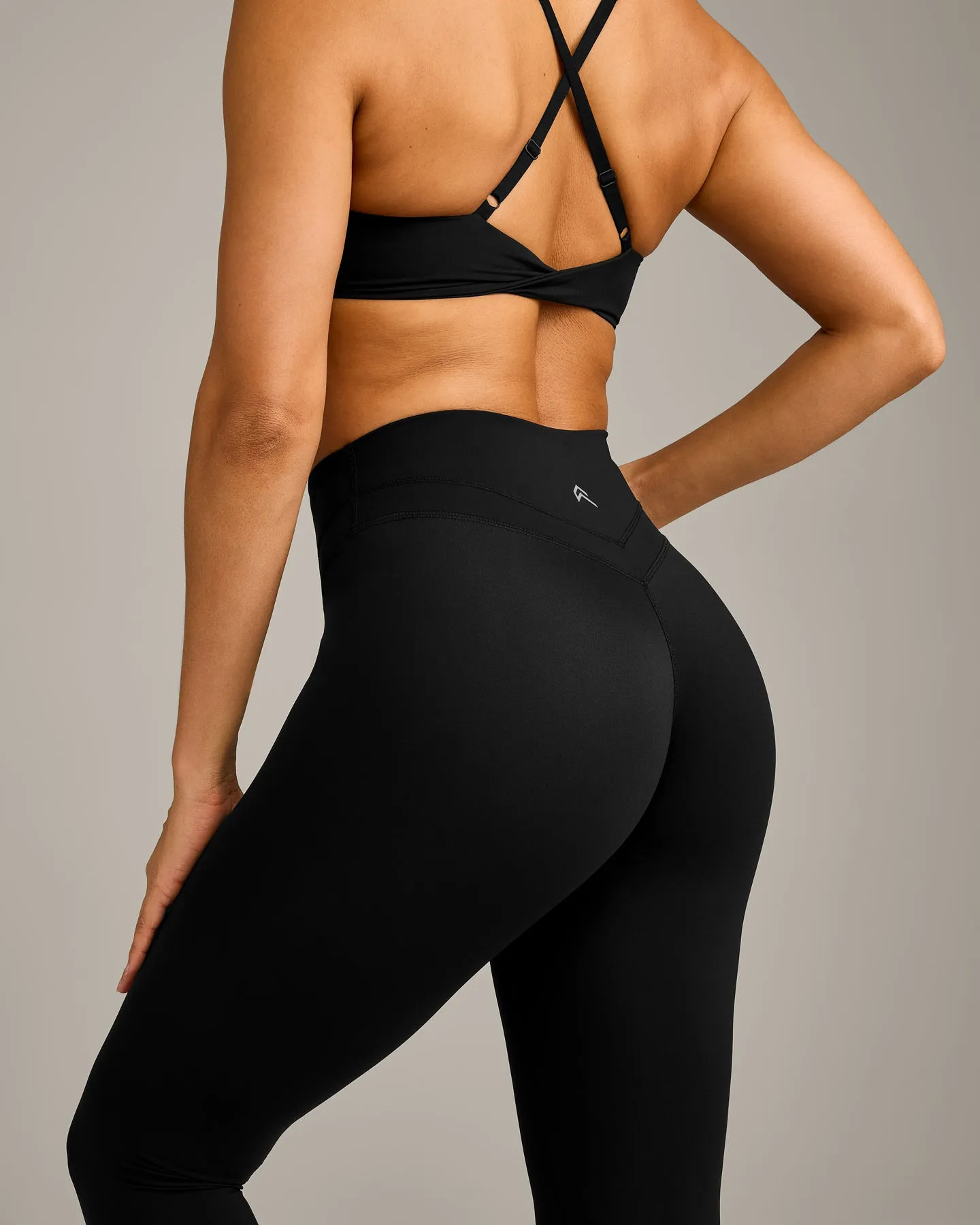 UnifiedMove™ High Waisted Leggings with Reflective Logo | Black sold by Oner Active product image thumbnail 4