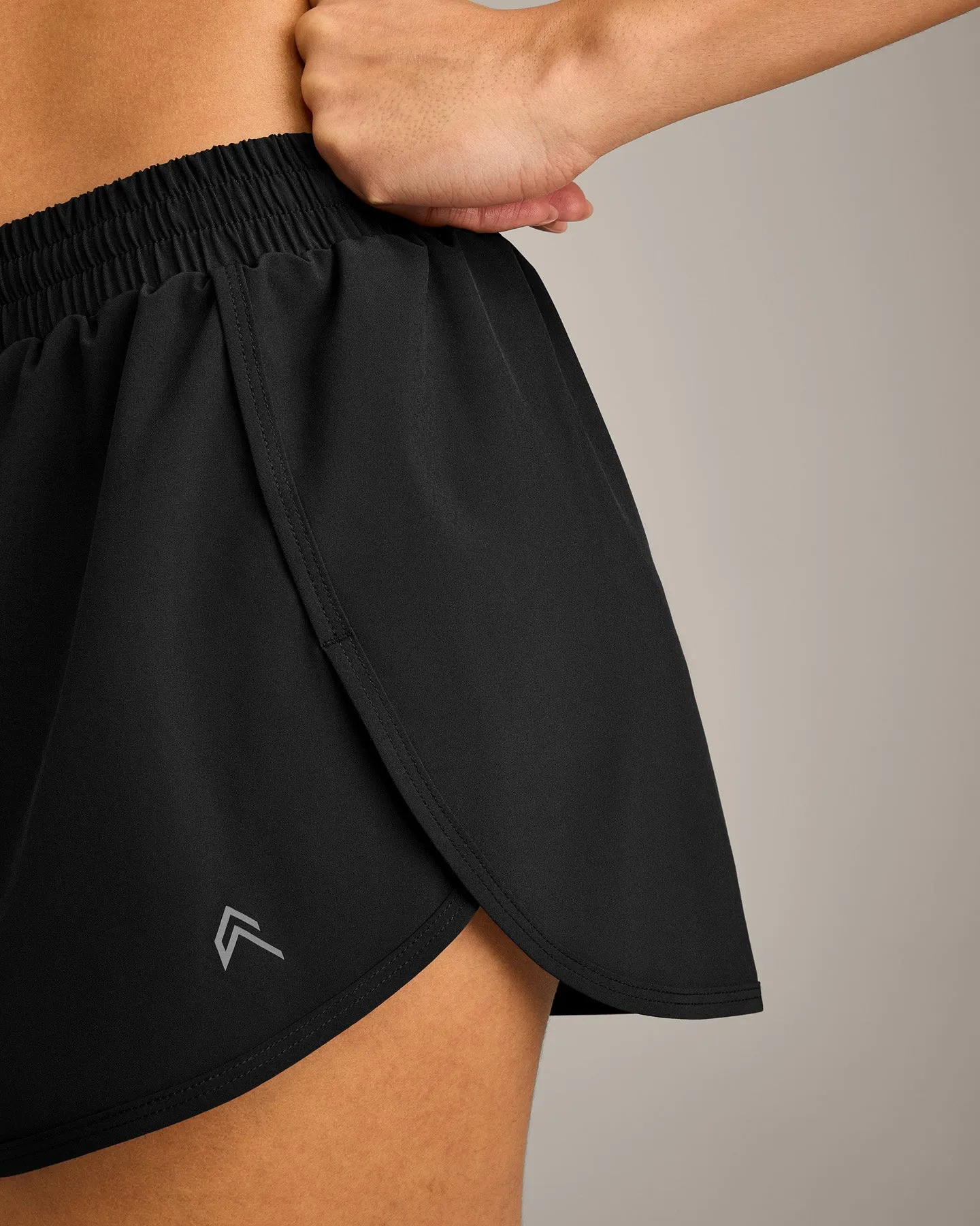 AirMove™ Lined Shorts 3" with Reflective Logo | Black sold by Oner Active product image thumbnail 5