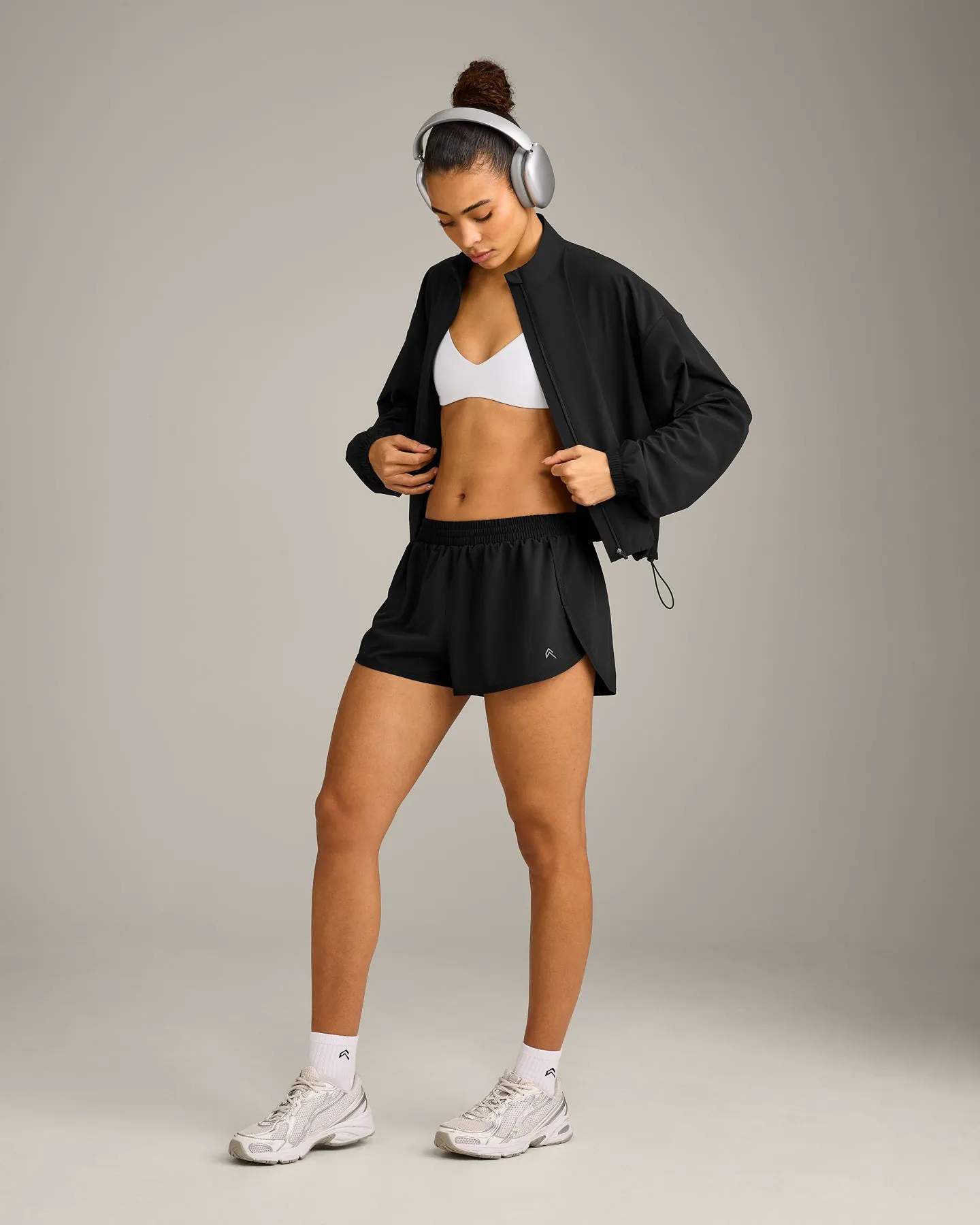 AirMove™ Lined Shorts 3" with Reflective Logo | Black sold by Oner Active product image thumbnail 3