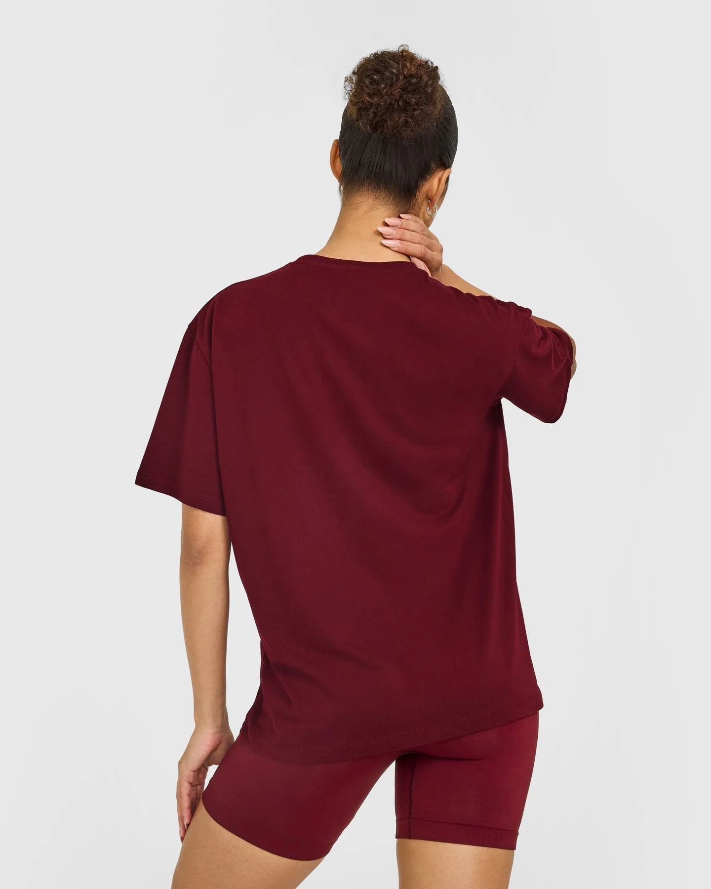 Classic Oversized Lightweight T-Shirt | Rosewood sold by Oner Active product image thumbnail 4