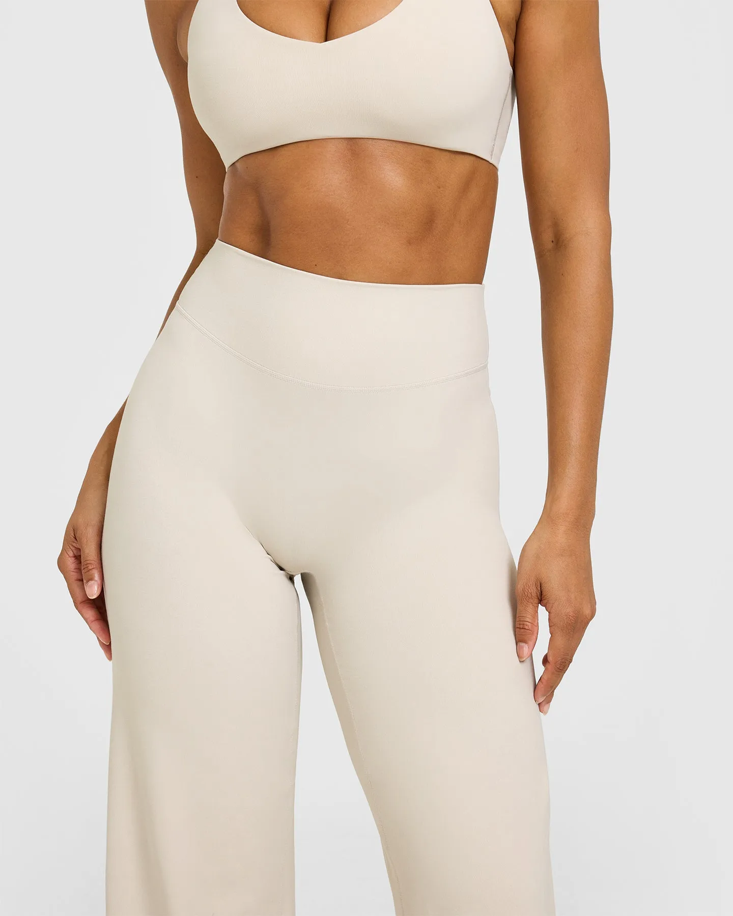 SoftMotion™ Straight Leg Bottoms with White Logo | Sand sold by Oner Active product image thumbnail 5