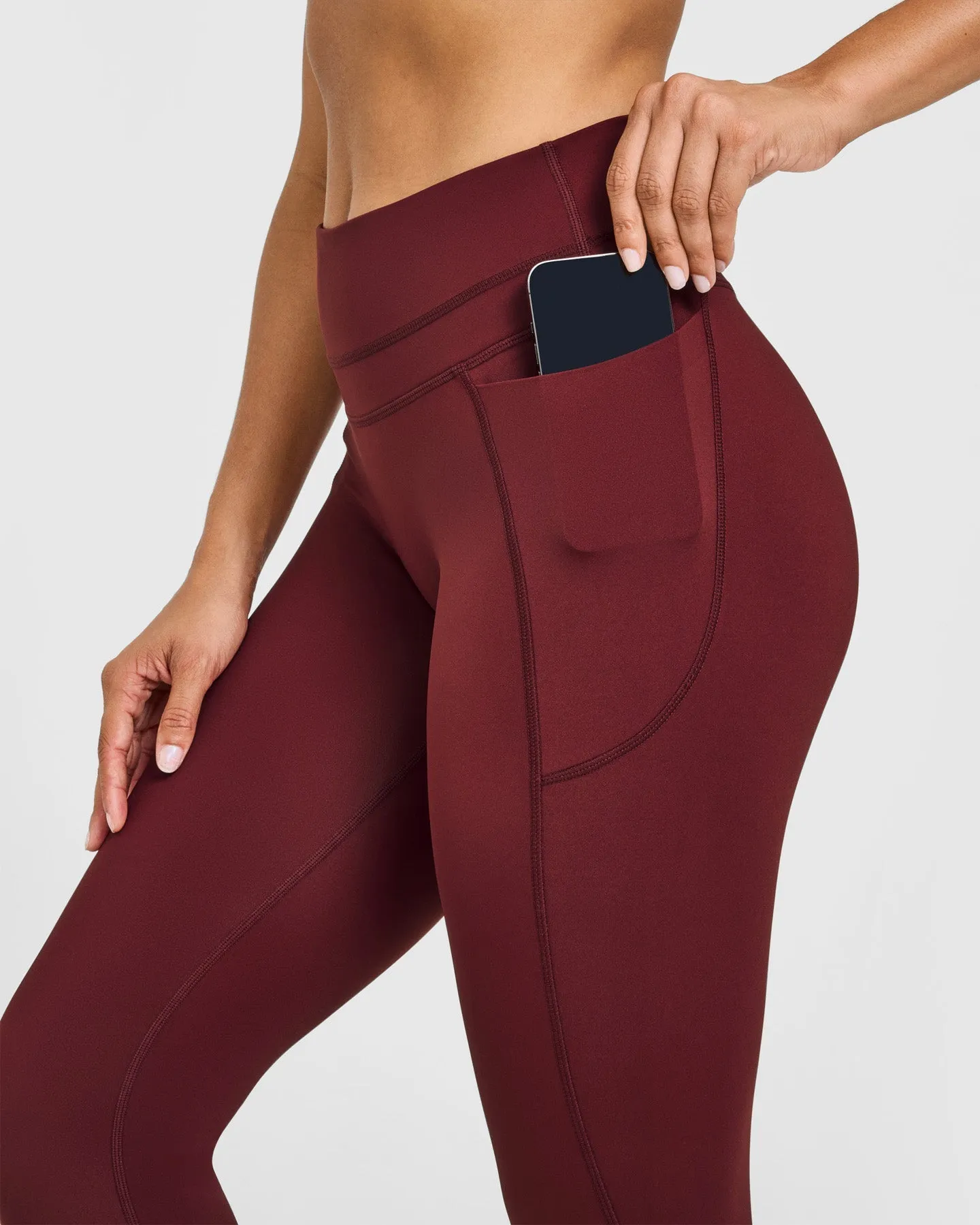 UnifiedMove™ High Waisted Pocket Leggings | Rosewood sold by Oner Active product image thumbnail 5