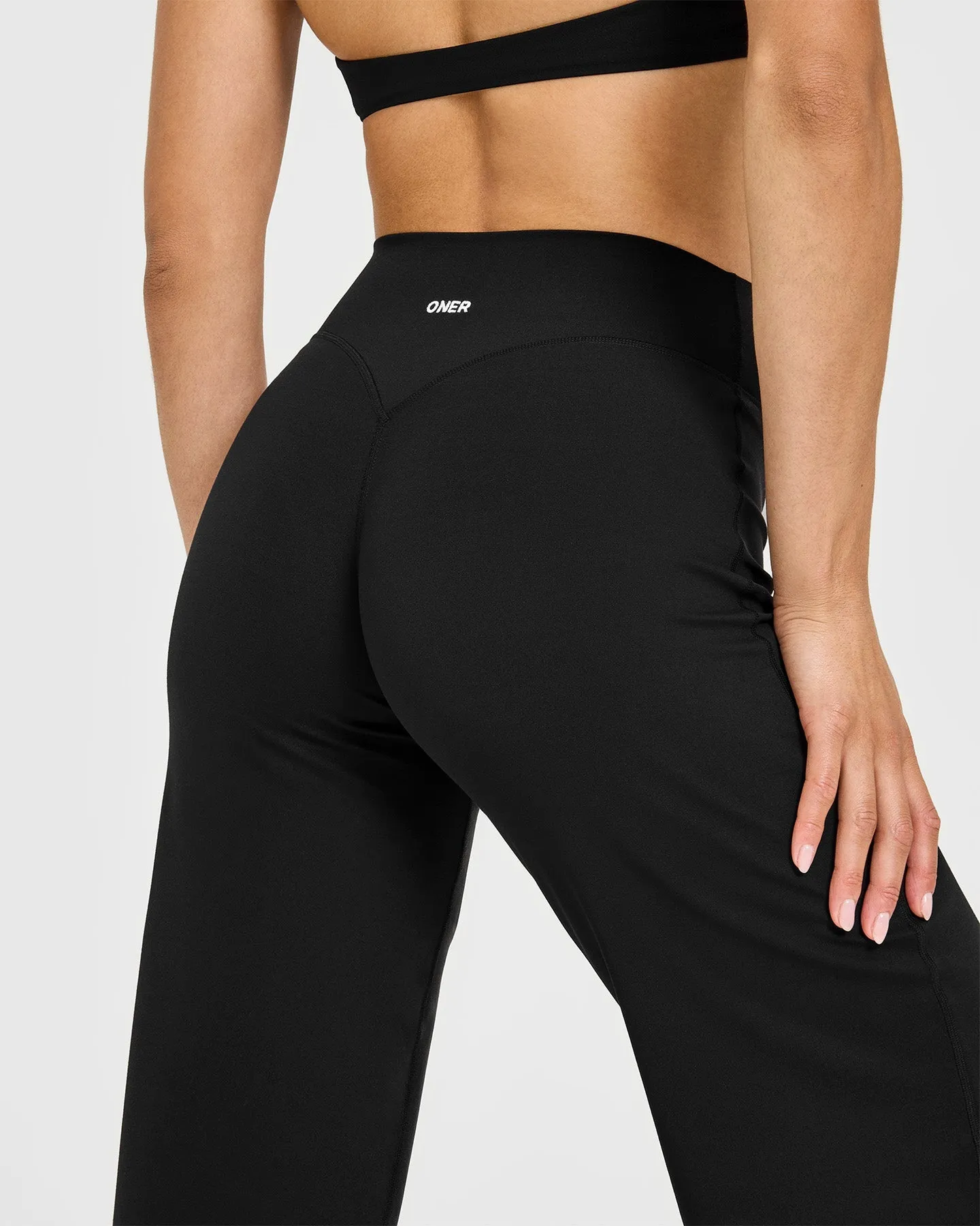 SoftMotion™ Straight Leg Bottoms with White Logo | Black sold by Oner Active product image thumbnail 5