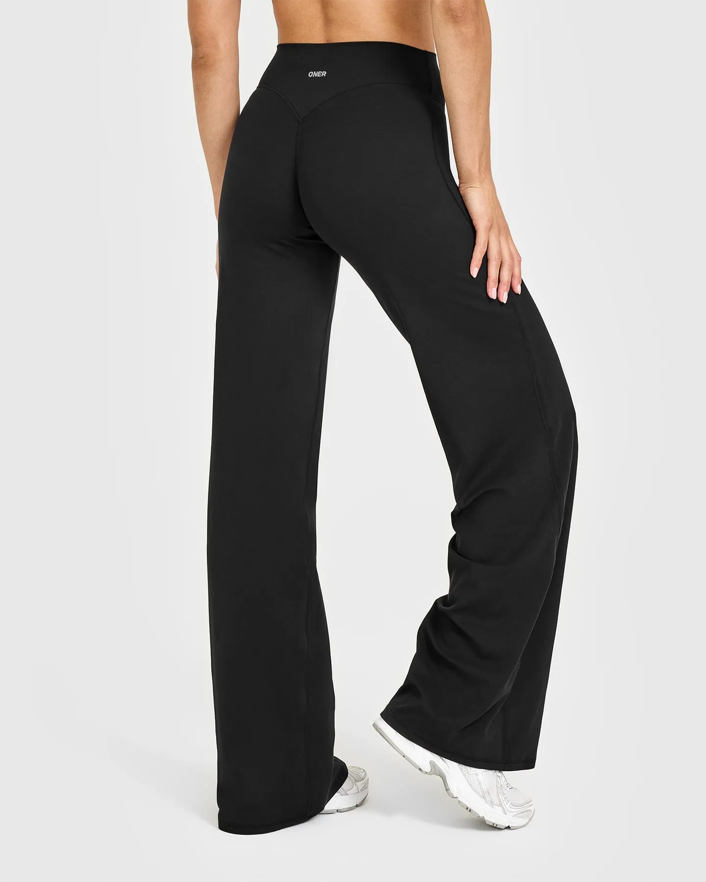 SoftMotion™ Straight Leg Bottoms with White Logo | Black sold by Oner Active product image thumbnail 2