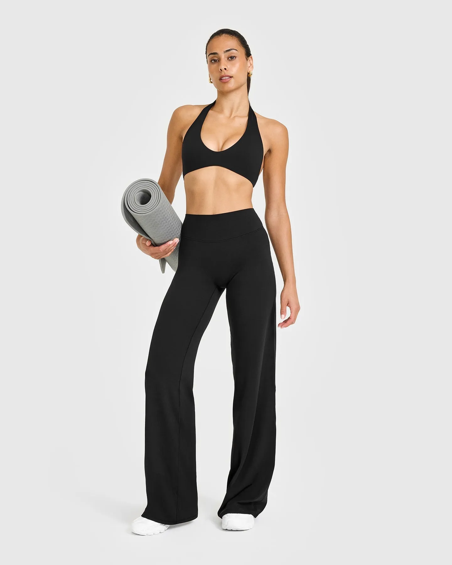 SoftMotion™ Straight Leg Bottoms with White Logo | Black sold by Oner Active product image thumbnail 3