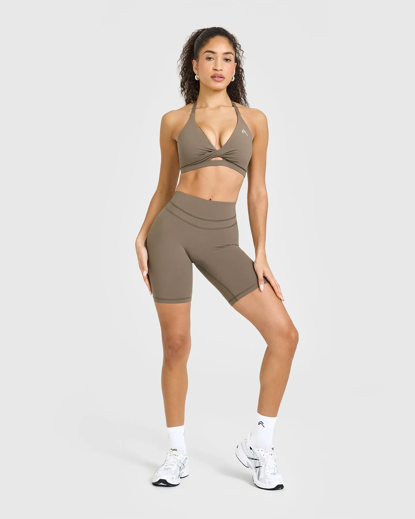 UnifiedMove™ Cycling Shorts 8" | Moss Brown sold by Oner Active product image thumbnail 3