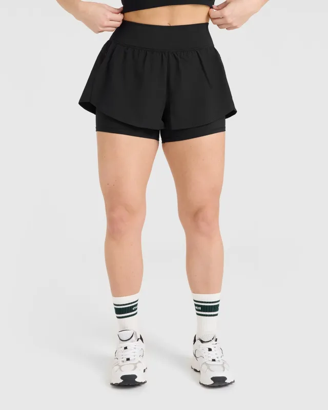 UnifiedMove™ Double Layer Shorts 5" | Black made by Oner Active