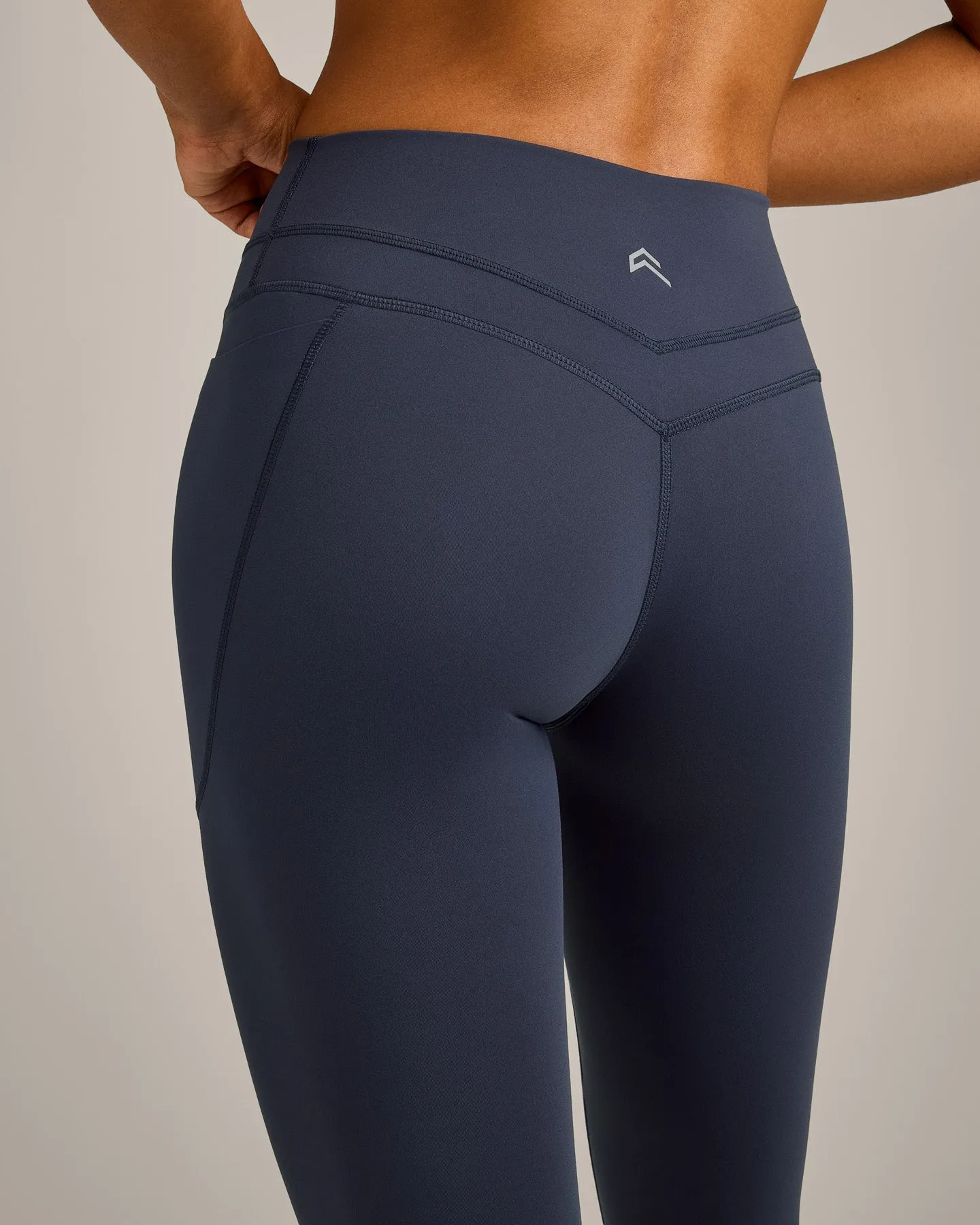 UnifiedMove™ High Waisted Pocket Leggings with Reflective Logo | True Blue sold by Oner Active product image thumbnail 4