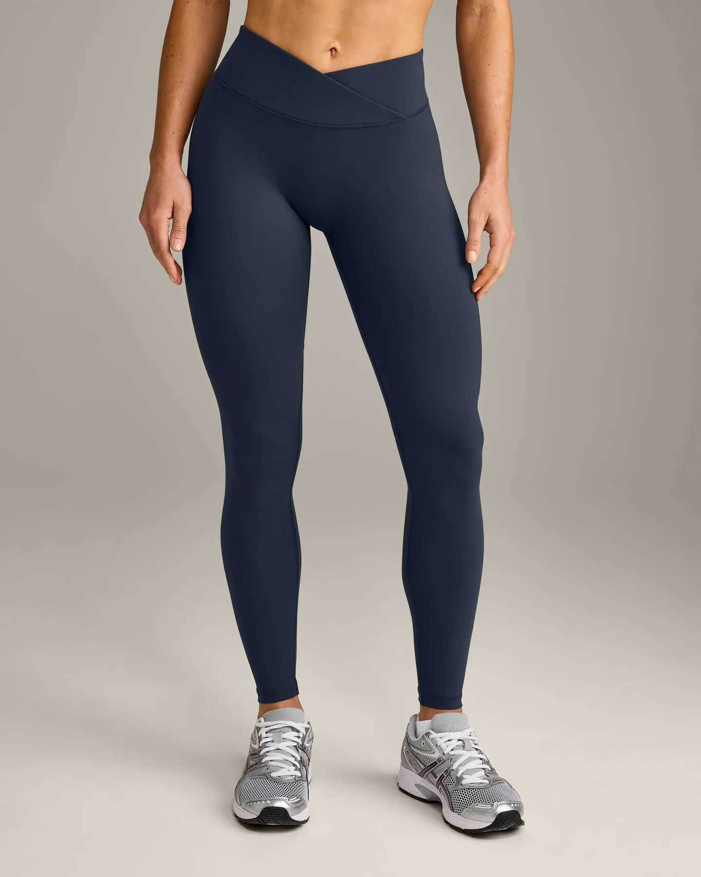 UnifiedMove™ Wrap Leggings with Reflective Logo | True Blue sold by Oner Active product image thumbnail 2