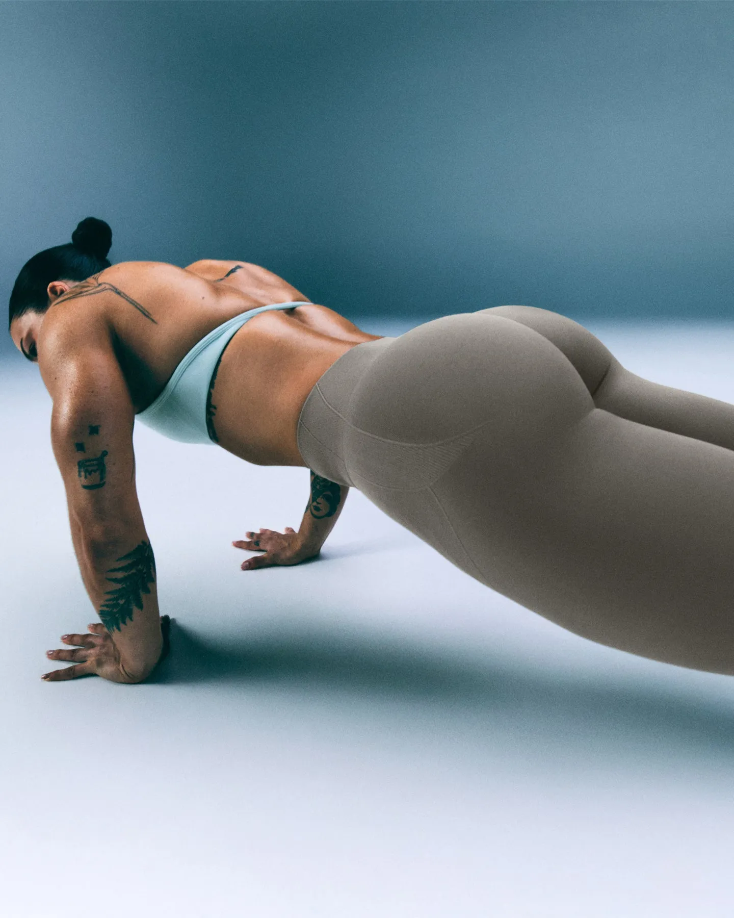 EnhanceLift™ Seamless Leggings with Grey Logo | Warm Minky sold by Oner Active product image thumbnail 2