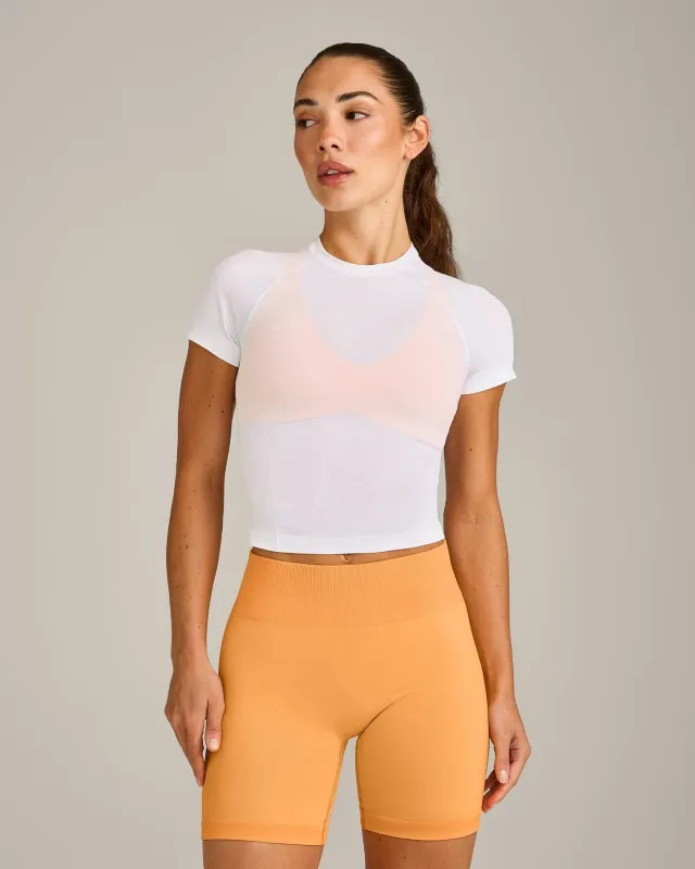 Oner Seamless Fitted Top | White made by Oner Active