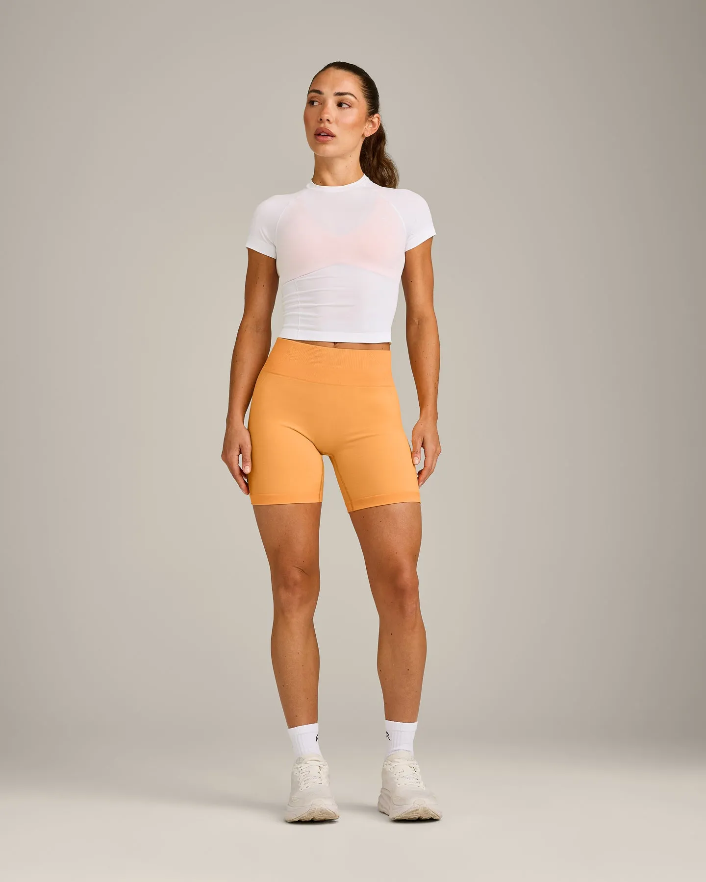 Oner Seamless Fitted Top | White sold by Oner Active product image thumbnail 3
