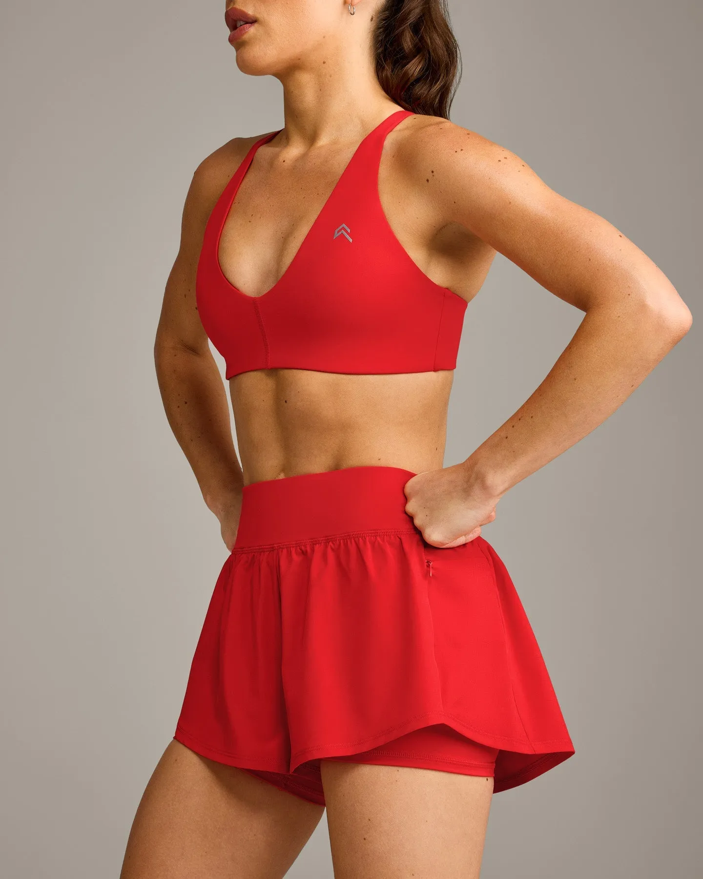 UnifiedMove™ Double Layer Shorts 5" | Muscle Mommy Red sold by Oner Active product image thumbnail 5