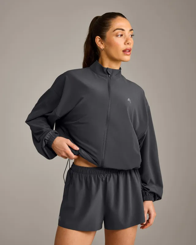AirMove™ Jacket with Bonding with Reflective Logo | Coal made by Oner Active