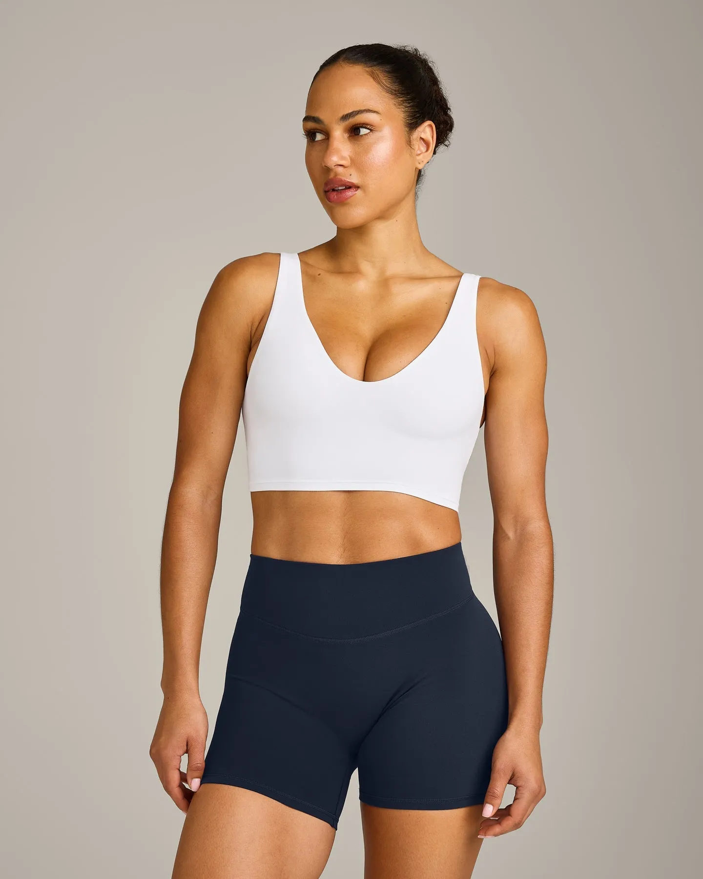 SoftMotion™ Longline Sports Bra | White sold by Oner Active