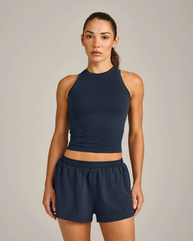 Oner Seamless Fitted Tank Top | Light True Blue made by Oner Active