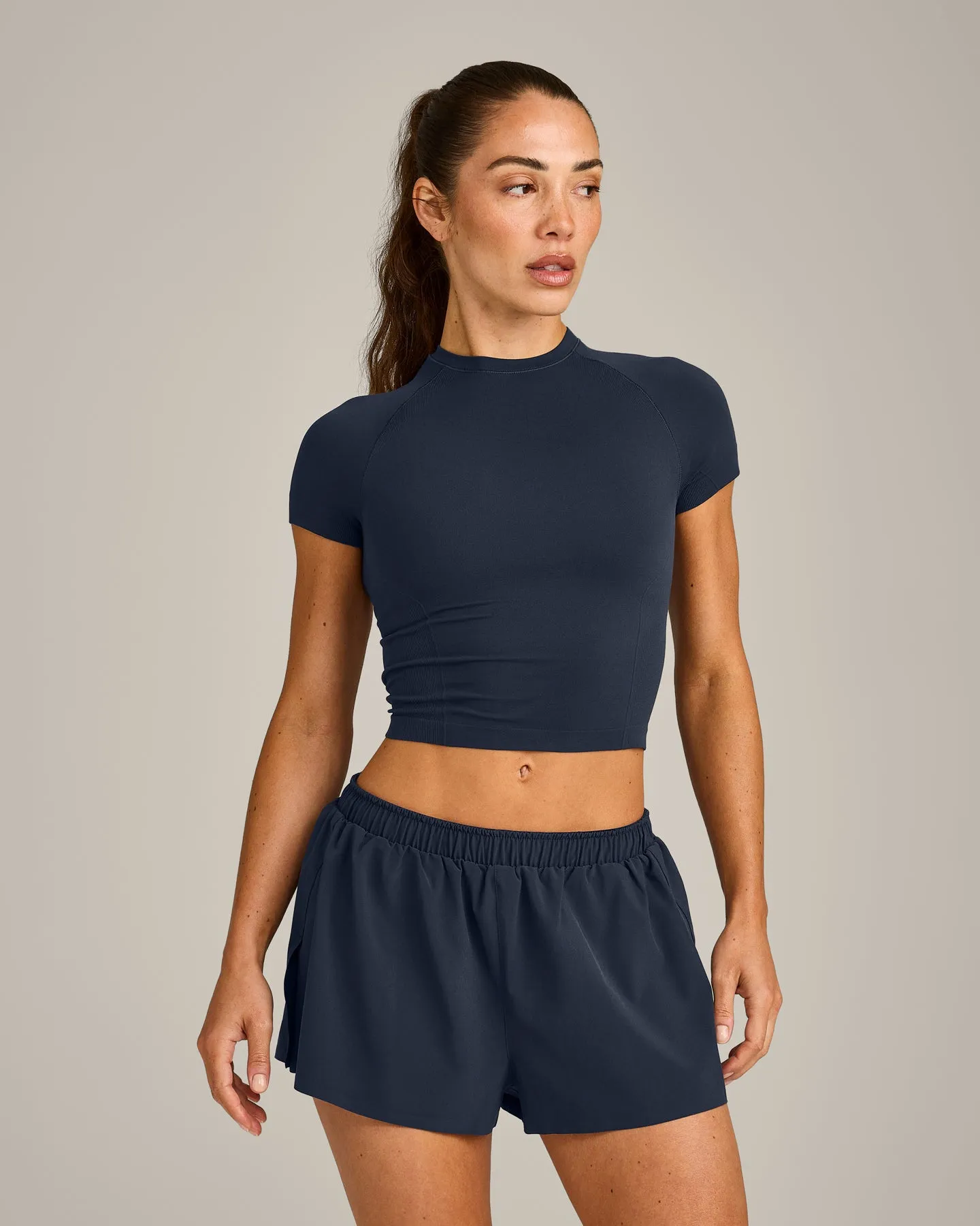 Oner Seamless Fitted Top | Light True Blue sold by Oner Active