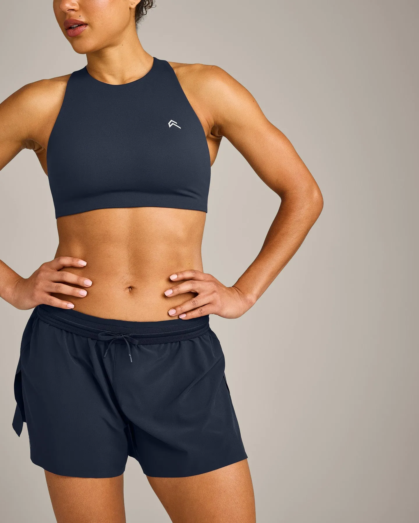 AirMove™ Lined Shorts 4" with Pocket and Reflective Logo | True Blue sold by Oner Active product image thumbnail 4