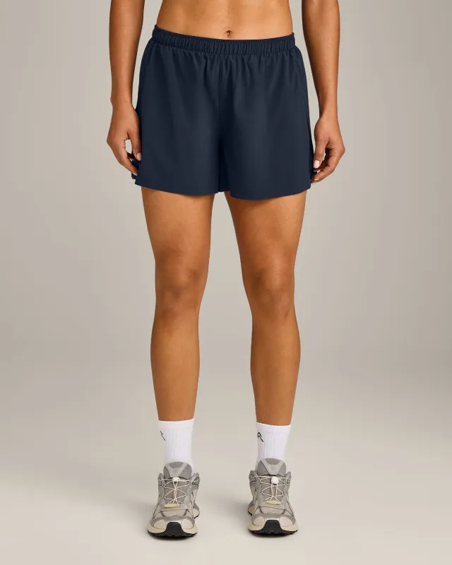 AirMove™ Lined Shorts 4" with Pocket and Reflective Logo | True Blue made by Oner Active