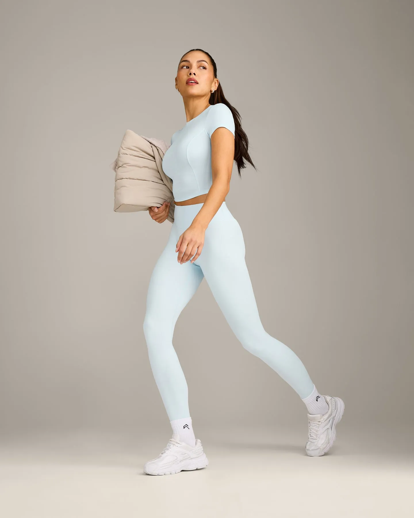 Mellow™ Motion Crew Neck Mid Top | Cloud Blue sold by Oner Active product image thumbnail 3