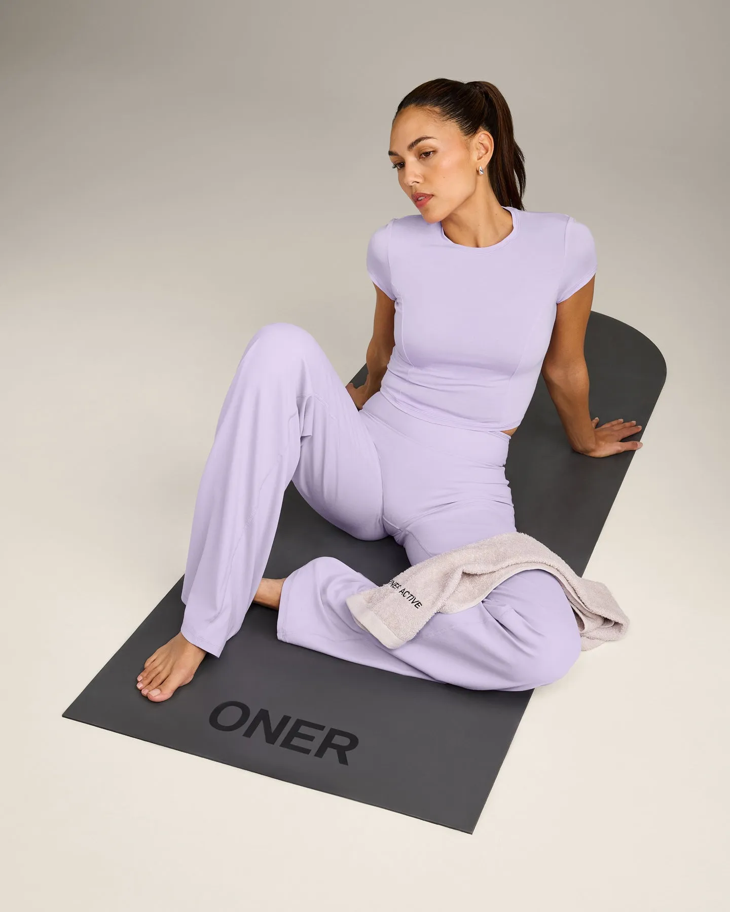 Mellow™ Motion Crew Neck Mid Top | Lavender Purple sold by Oner Active product image thumbnail 4