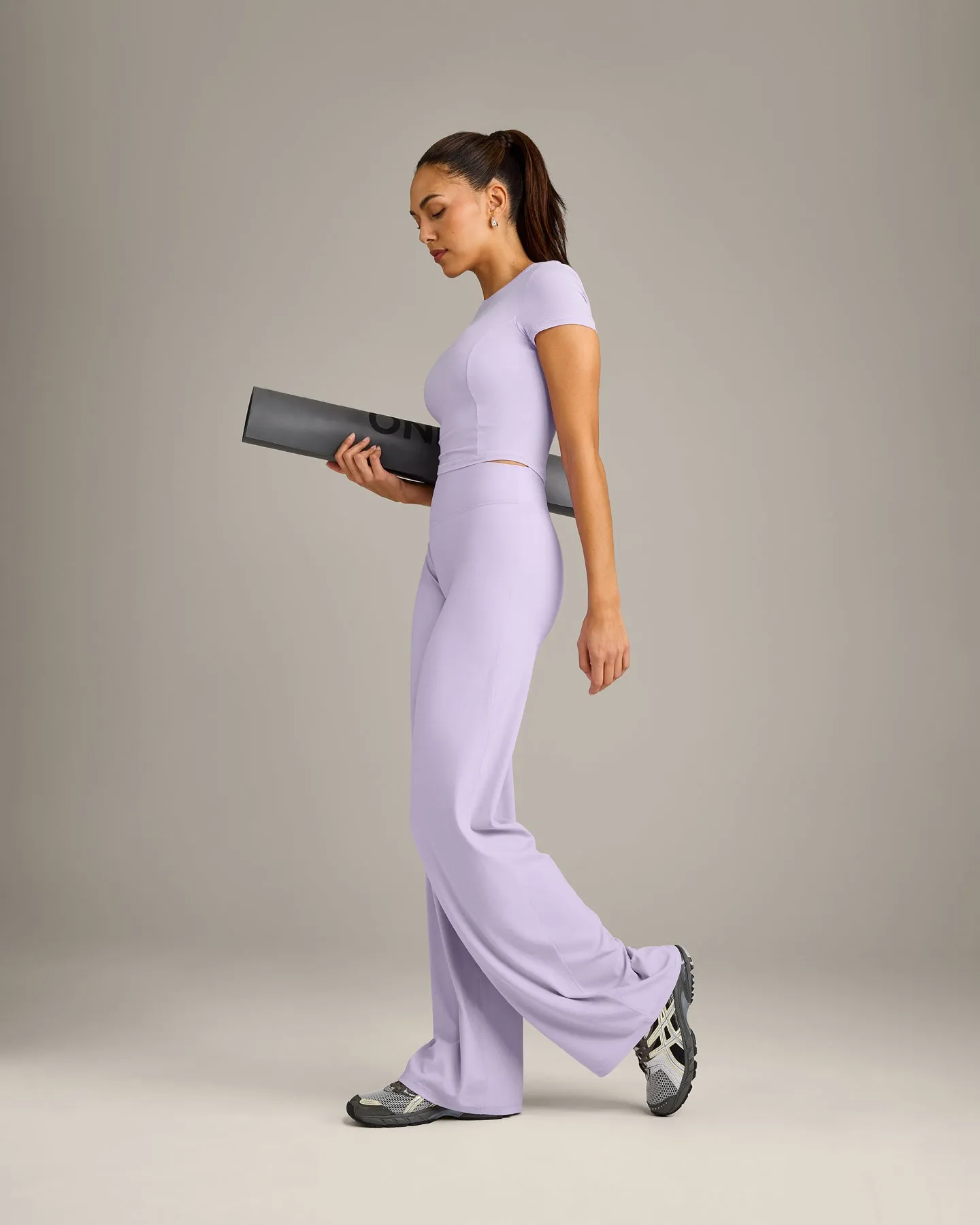 Mellow™ Motion Crew Neck Mid Top | Lavender Purple sold by Oner Active product image thumbnail 3