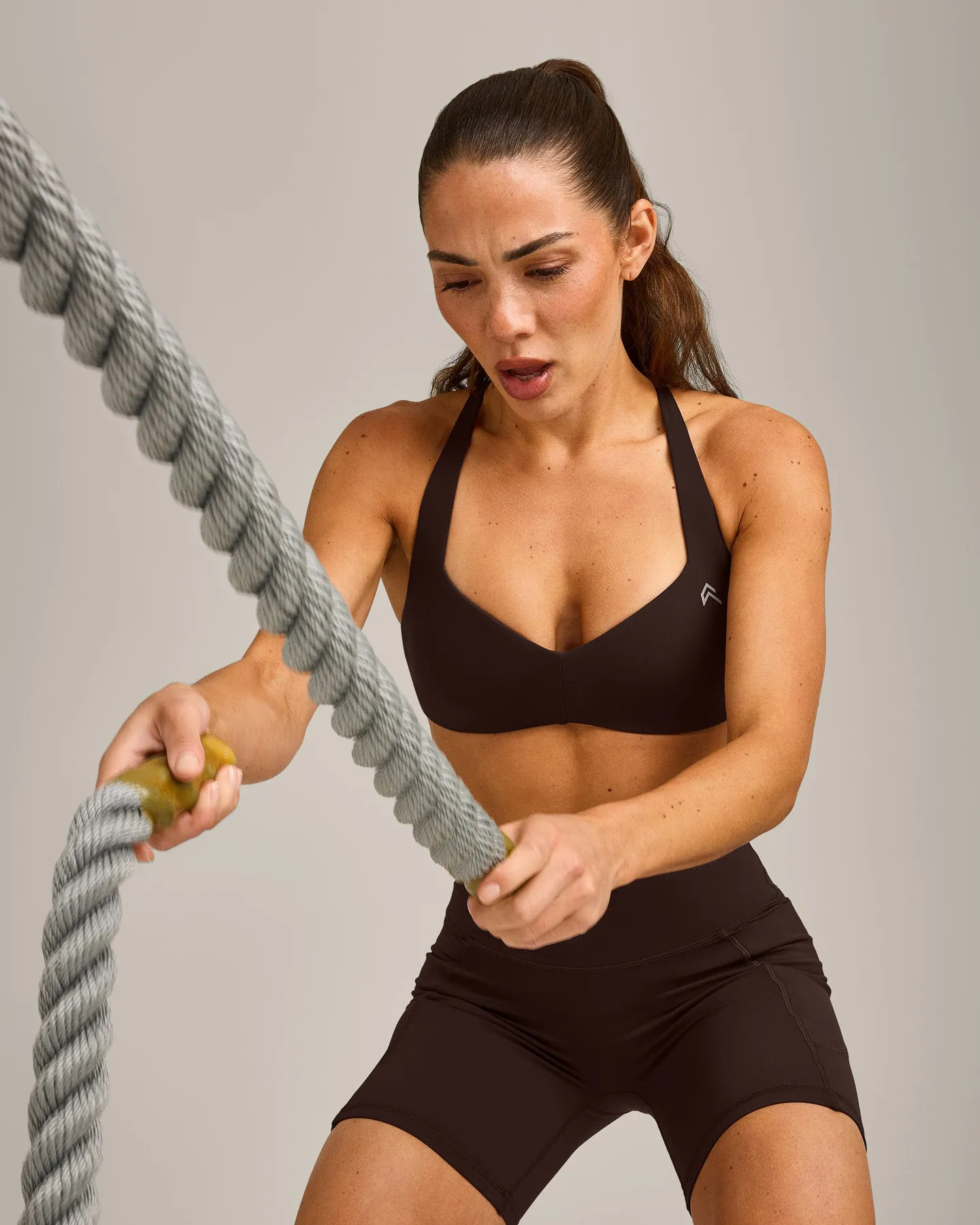 UnifiedMove™ T Back Minimal Bralette | 70% Cocoa sold by Oner Active product image thumbnail 5