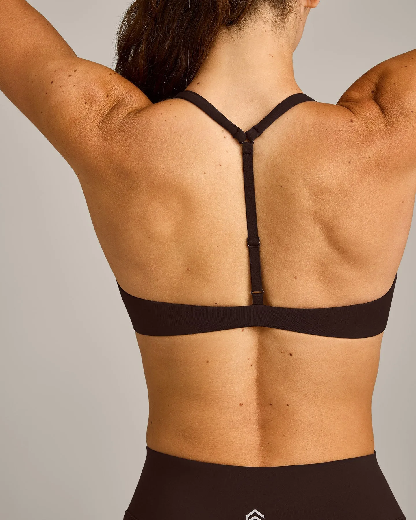 UnifiedMove™ T Back Minimal Bralette | 70% Cocoa sold by Oner Active product image thumbnail 4