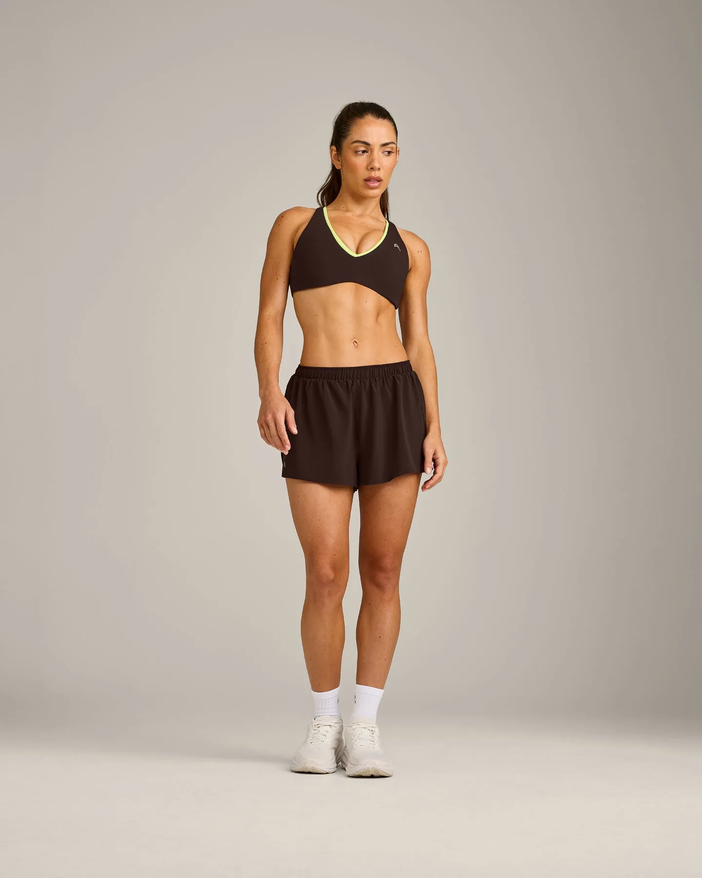 AirMove™ Lined Shorts 2" with Pocket | 70% Cocoa sold by Oner Active product image thumbnail 3