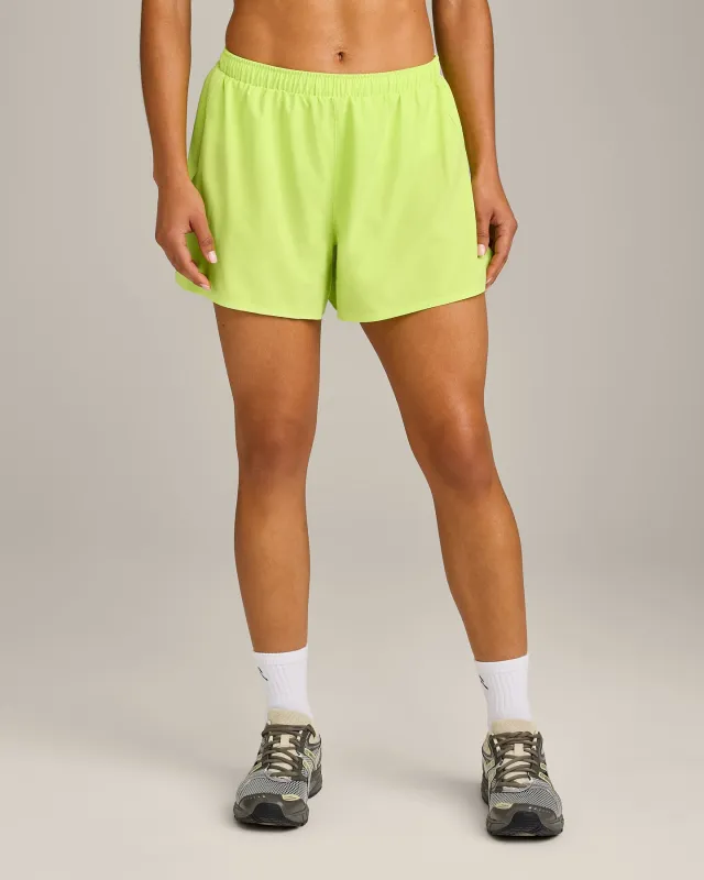 AirMove™ Lined Shorts 4" with Pocket New Branding | Citrus Green made by Oner Active