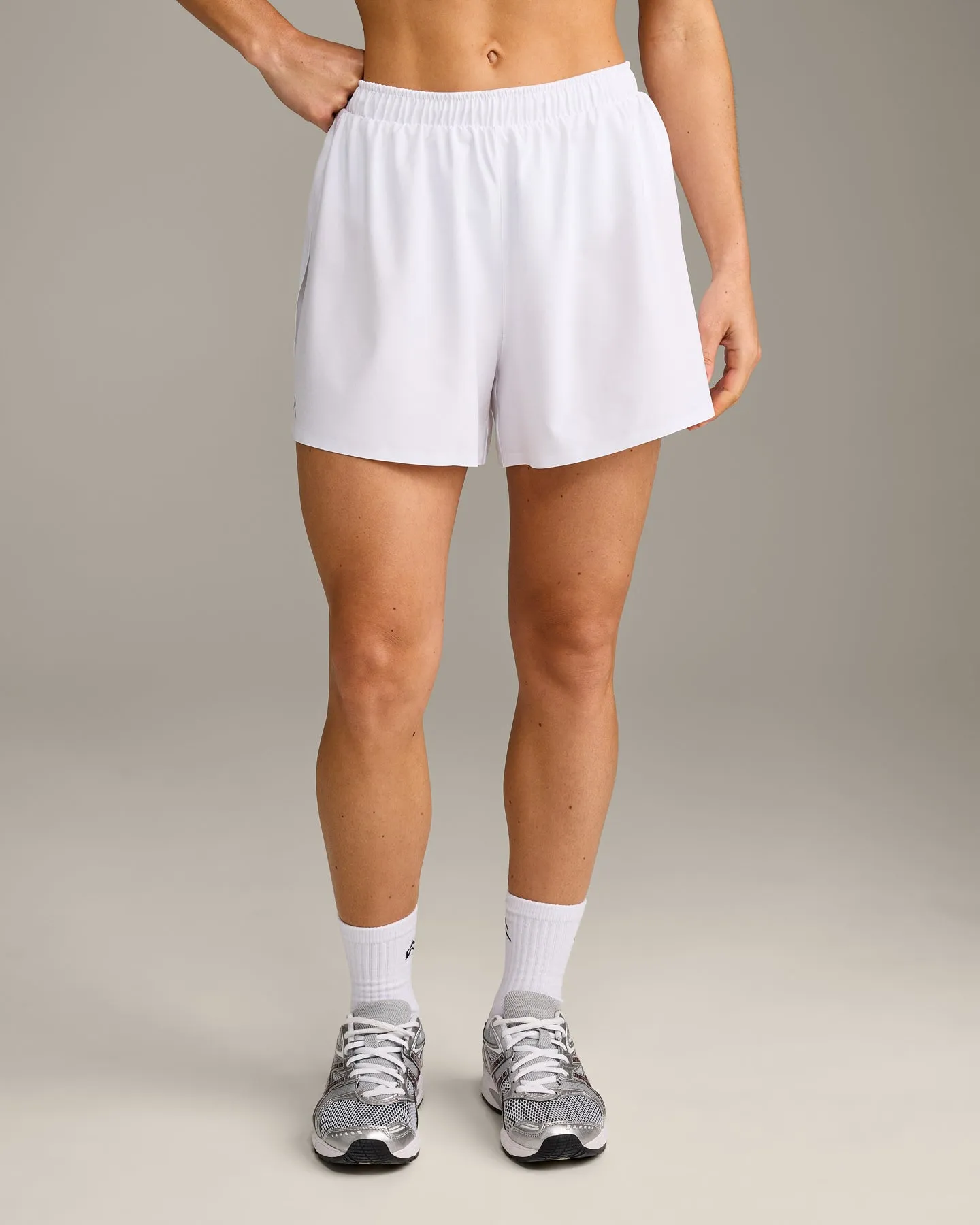 AirMove™ Lined Shorts 4" with Pocket | White sold by Oner Active