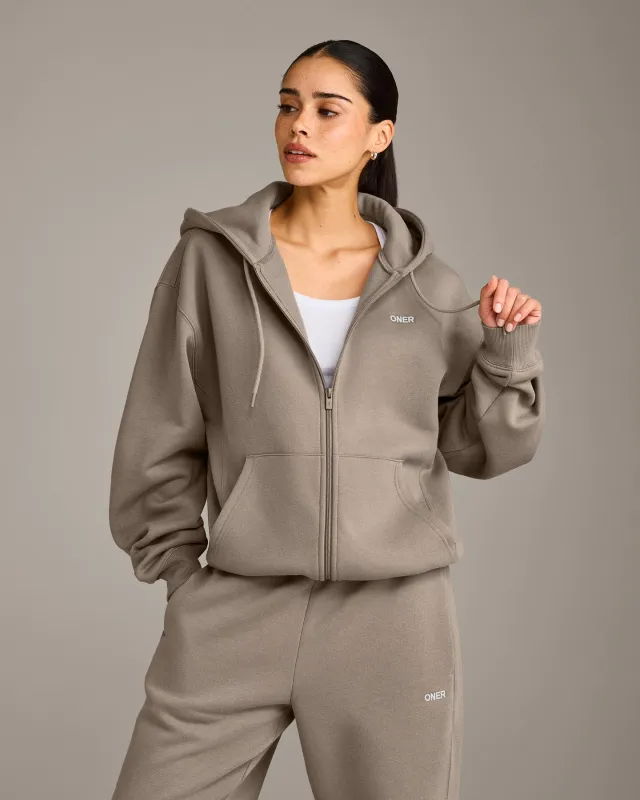 Foundations Cosy Zip Up Hoodie | Minky made by Oner Active