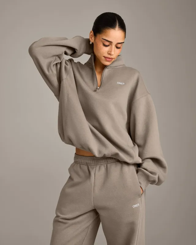 Foundations Cosy 1/4 Zip Sweatshirt | Minky made by Oner Active