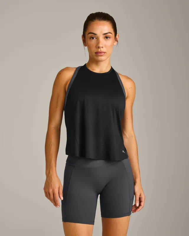PrecisionMove™ Drop Armhole Tank Top | Black made by Oner Active