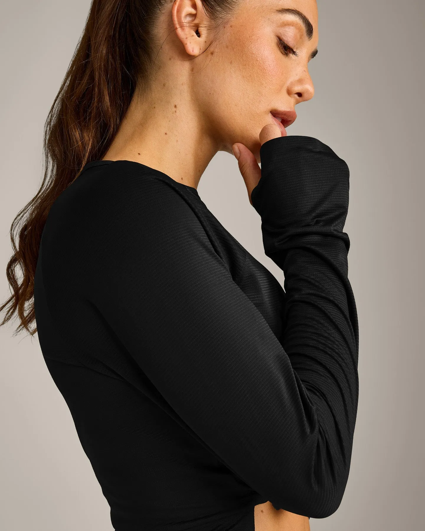 PrecisionMove™ Long Sleeve Top | Black sold by Oner Active product image thumbnail 2