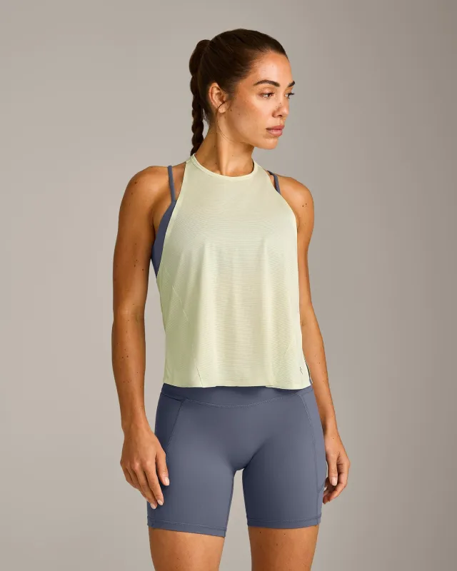 PrecisionMove™ Drop Armhole Tank Top | Meadow Mist Green made by Oner Active