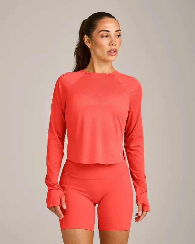 PrecisionMove™ Long Sleeve Top | Coral made by Oner Active