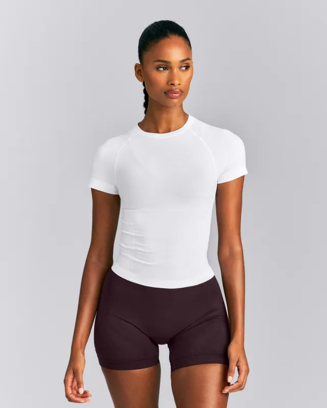 Oner Seamless Fitted Top New Branding | White made by Oner Active