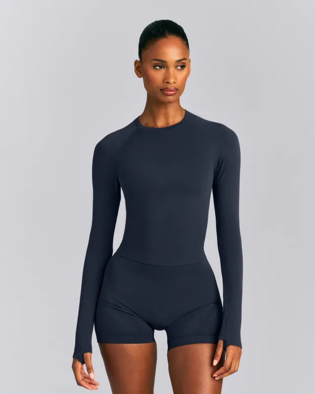 Oner Seamless Fitted Long Sleeve Top New Branding | True Blue made by Oner Active