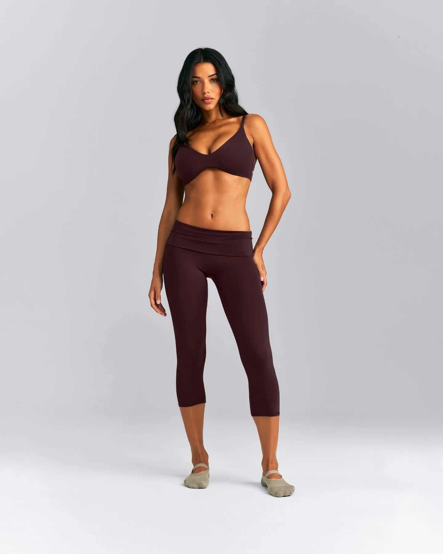 SoftMotion™ Strappy Scoop Bralette | Plum Brown sold by Oner Active product image thumbnail 3