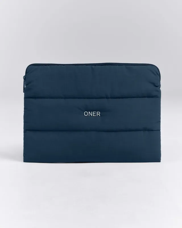 Quilted Laptop Pouch | Storm Blue made by Oner Active