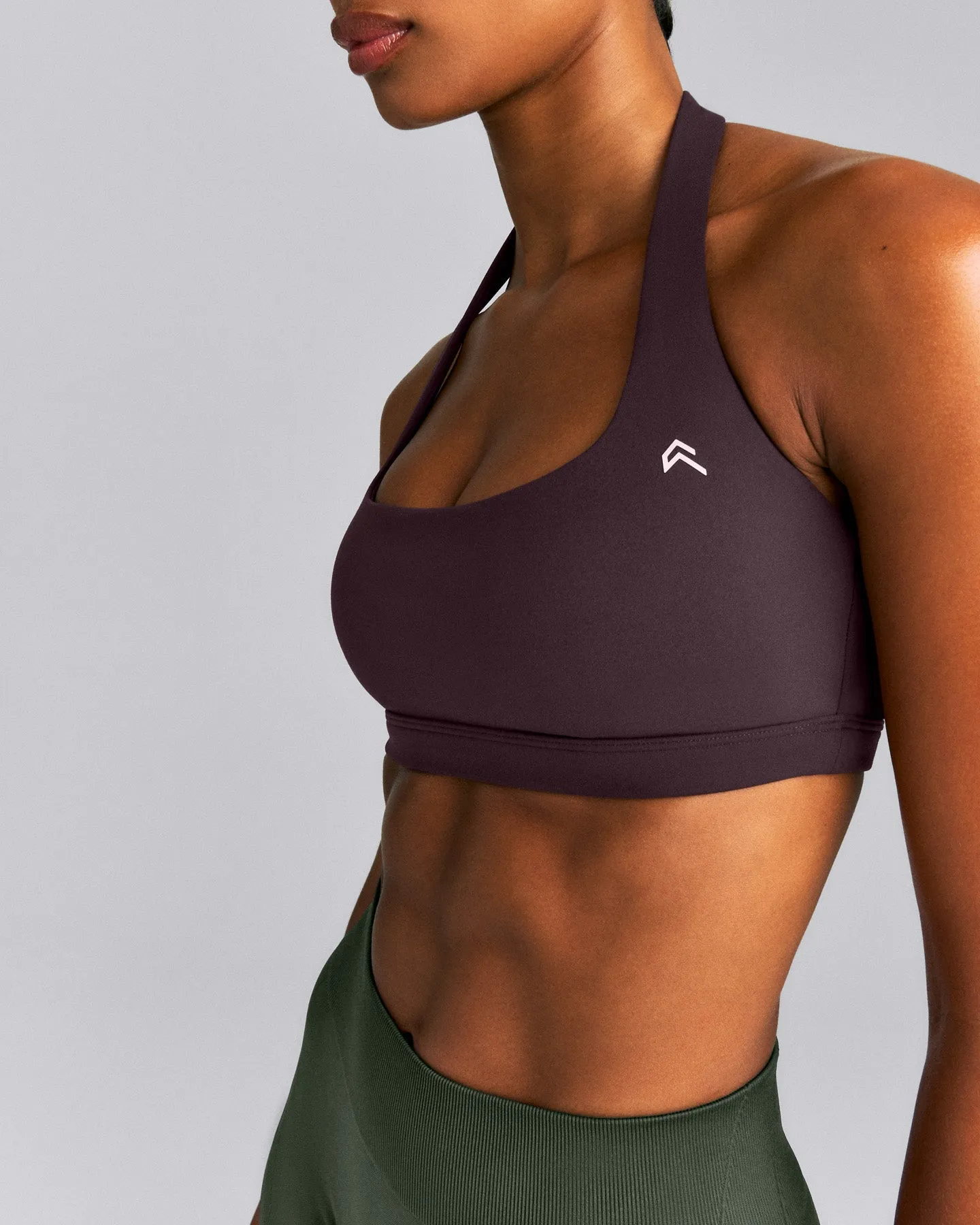 EasyLift™ Halter Bralette | Dark Umber Brown sold by Oner Active product image thumbnail 4
