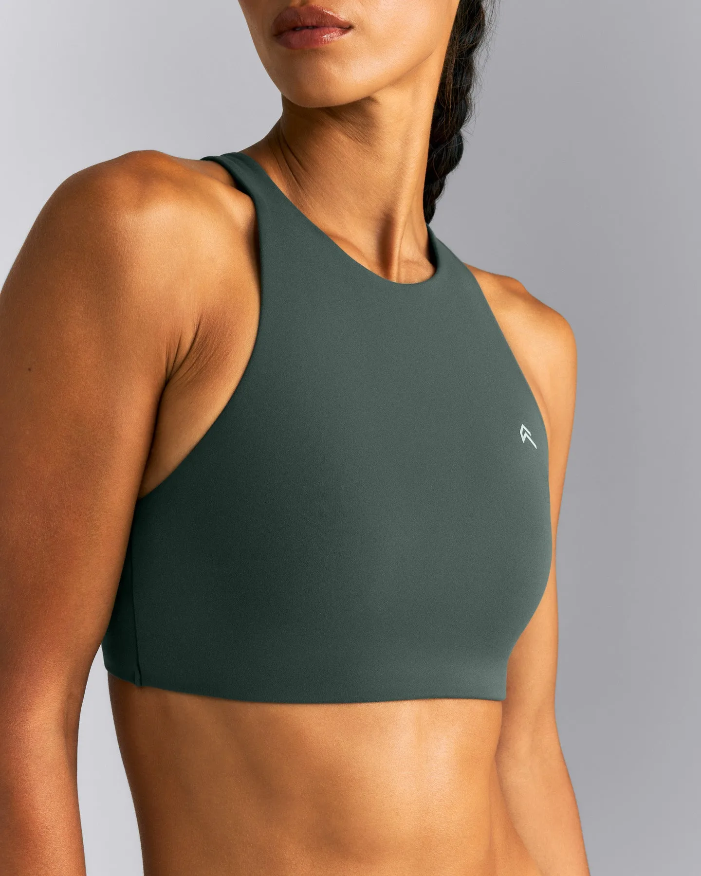 EasyLift™ High Neck Sports Bra | Deep Shadow Green sold by Oner Active product image thumbnail 5