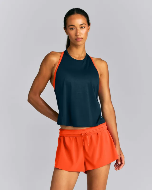 PrecisionMove™ Drop Armhole Tank Top | Dark Oil Blue made by Oner Active
